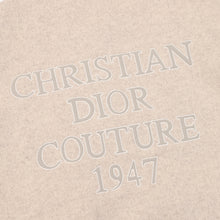 Load image into Gallery viewer, Dior baseball jacket with leather sleeves and embroidered letters on the back