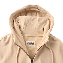 Load image into Gallery viewer, MAISON MARGIELA MM6 unfinished embroidered printed hooded sweatshirt jacket - مناسب للجنسين