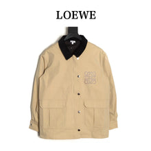 Load image into Gallery viewer, Loewe 25FW chest embroidered work jacket - مناسب للجنسين
