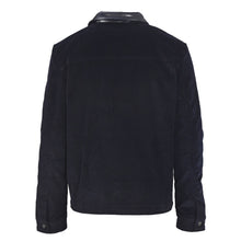 Load image into Gallery viewer, GUCCI GUC embroidered leather collar corduroy jacket - مناسب للجنسين