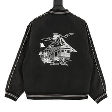 Load image into Gallery viewer, Louis Vuitton embroidered lettering baseball jacket