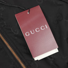 Load image into Gallery viewer, Gucci dark pattern full print logo zipper padded jacket