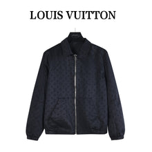Load image into Gallery viewer, Louis Vuitton 25FW new monogram full print checkerboard lapel double-sided jacket -مناسب للجنسين