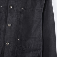 Load image into Gallery viewer, Louis Vuitton Heavy Gradient Washed Letter Positioning Print Denim Jacket - مناسب للجنسين