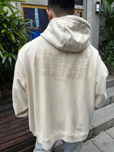Load image into Gallery viewer, MAISON MARGIELA MM6 unfinished embroidered printed hooded sweatshirt jacket - مناسب للجنسين
