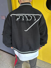 Load image into Gallery viewer, Prada Lambswool Baseball Jacket - مناسب للجنسين