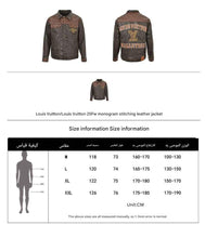 Load image into Gallery viewer, Louis Vuitton 25Fw monogram patchwork leather jacket