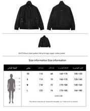 Load image into Gallery viewer, Gucci dark pattern full print logo zipper padded jacket