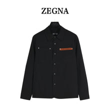 Load image into Gallery viewer, Zegna button-down shirt lapel jacket - مناسب للجنسين