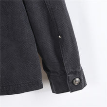 Load image into Gallery viewer, Louis Vuitton Heavy Gradient Washed Letter Positioning Print Denim Jacket - مناسب للجنسين
