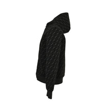 Load image into Gallery viewer, Fendi FF flocked zipper hooded jacket
