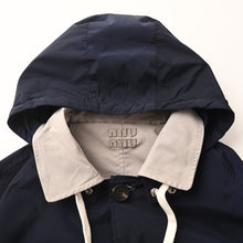Load image into Gallery viewer, MIU MIU Miu Miu MM embroidered double-sided hooded jacket
