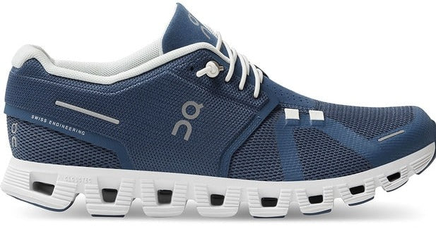 CLOUD 5 RUNNING SHOES DENIM / WHITE