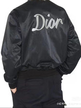 Load image into Gallery viewer, Dior/Dior back lettering embroidered padded bomber jacket - مناسب للجنسين
