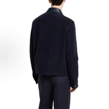 Load image into Gallery viewer, GUCCI GUC embroidered leather collar corduroy jacket - مناسب للجنسين
