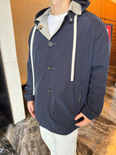 Load image into Gallery viewer, MIU MIU Miu Miu MM embroidered double-sided hooded jacket
