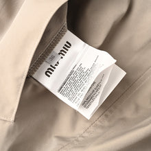 Load image into Gallery viewer, MIU MIU Miu Miu MM embroidered double-sided hooded jacket

