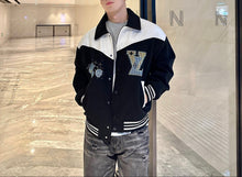 Load image into Gallery viewer, Louis Vuitton Dragon Year Limited Edition Spliced Baseball Jacket
