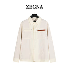 Load image into Gallery viewer, Zegna button-down shirt lapel jacket - مناسب للجنسين
