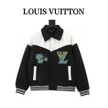 Load image into Gallery viewer, Louis Vuitton Dragon Year Limited Edition Spliced Baseball Jacket
