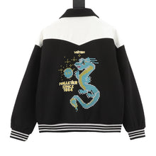 Load image into Gallery viewer, Louis Vuitton Dragon Year Limited Edition Spliced Baseball Jacket
