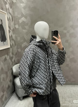 Load image into Gallery viewer, Dior/Dior old flower bee zipper cotton jacket - مناسب للجنسين
